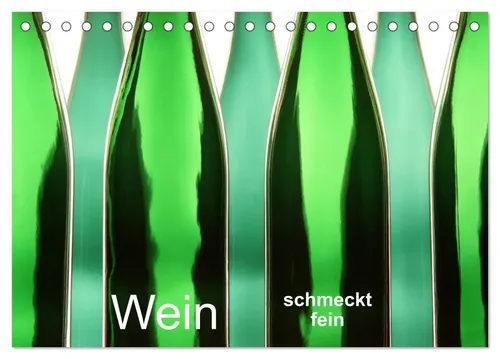 Wein schmeckt fein Tischkalender 2026 - Kalender mit beeindruckenden Wein-Fotografien, ideal als Geschenk oder für Weinliebhaber. 13. Edition im praktischen DIN A5 Format.