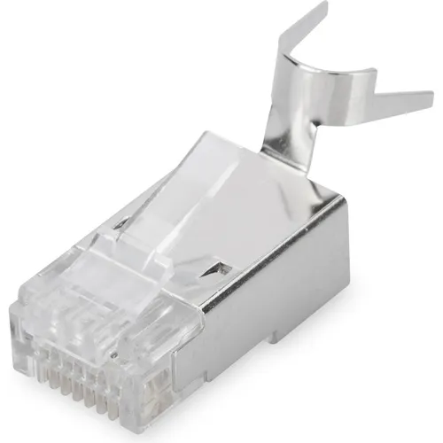Digitus CAT 6A Modularstecker, 8P8C, geschirmt für Massivleiter AWG 22 - 23