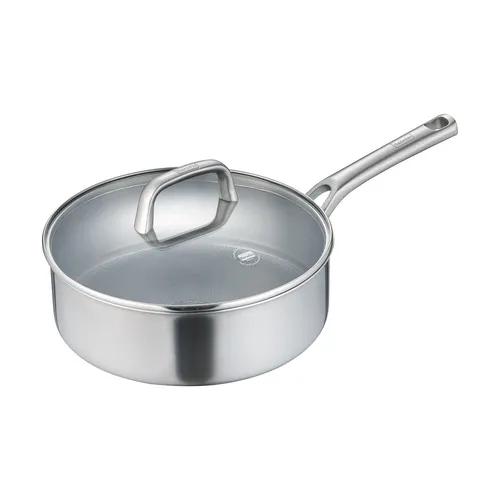 BERNDES Bratpfanne hoch TRICION RESIST 28 cm - Pfanne aus Edelstahl mit Antihaftbeschichtung, ideal für alle Herdarten inklusive Induktion, perfekt zum schonenden Braten und Schmoren.