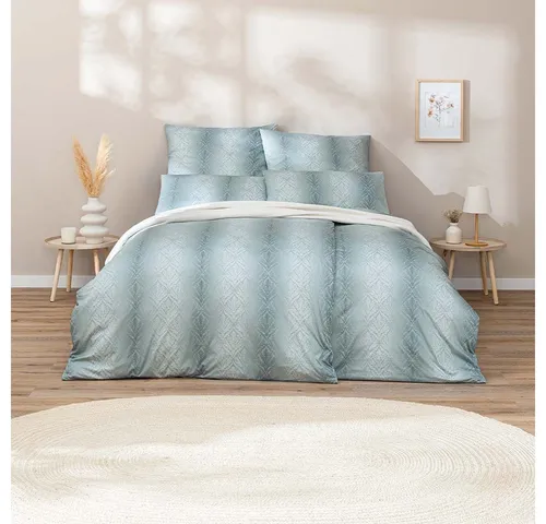 ESTELLA Mako Jersey Bettwäsche 155x220 Juri achat graublau in grau von ESTELLA