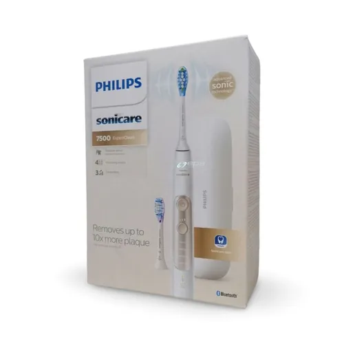 PHILIPS HX9691/02 Sonicare Schallzahnbürste ExpertClean 7500 - Elektrische Zahnbürste mit Andruckkontrolle und Bluetooth-Konnektivität, ideal für eine individuelle Mundpflege und optimale Reinigung.