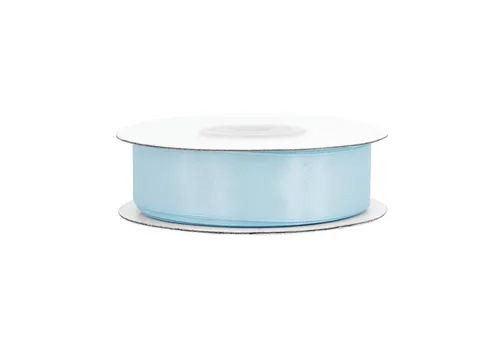 Creativery Satinband, Satinband 18mm x 25m Rolle Hellblau