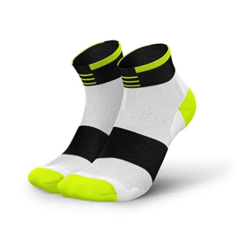 INCYLENCE Stages Sportsocken kurz, leichte Running Socks, atmungsaktive und schweißableitende Low Cut Kompressionssocken mit Anti-Blasen Schutz, Lauf-Socken für Damen und Herren, 43-46