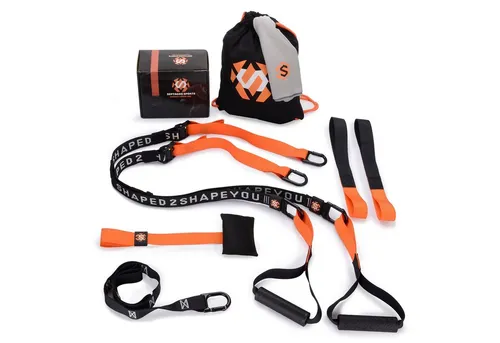 Septagon Sports Slingtrainer ® Premium Set V.2024 - Trainingshilfen für zu Hause, 14-teiliges Set inklusive Türanker für ein effektives Ganzkörpertraining.