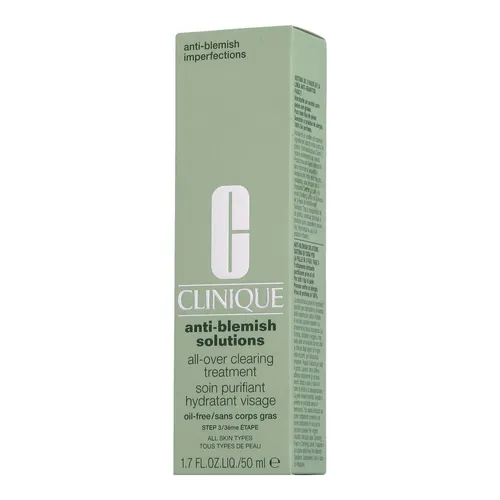 Clinique Anti-Blemish Solutions All-Over Clearing Treatment (50 ml) - Gesichtspflege für klare Haut, bekämpft Unreinheiten und sorgt für ein ebenmäßiges Hautbild.