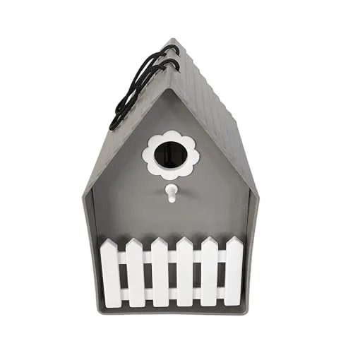 HTI living Vogelhaus Nessa Grau Nistkasten Kunststoff in grau von HTI-Line