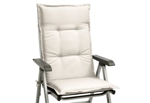Beautissu Polsterauflage Base, Hochlehner Auflage 120x50x6cm - Auflagen für Hochlehner, aus 100% Polyester, pflegeleicht und ideal für gemütliche Stunden im Garten oder auf der Terrasse.