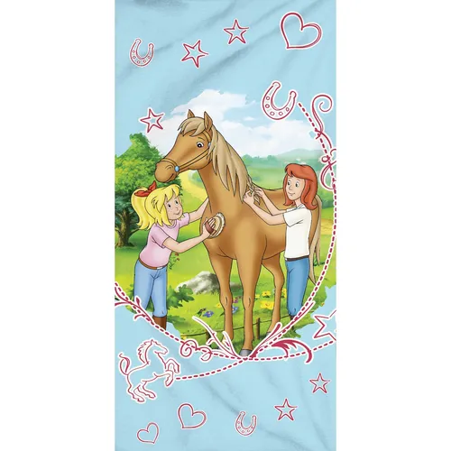 Bibi und Tina Kinder Badetuch Sternenzauber 75x150 cm Strandtuch Handtuch