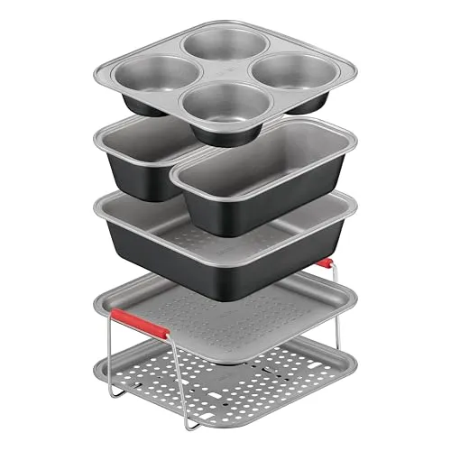 Tefal Dail'Easy 6-tlg. Heißluftfritteusen Zubehör Set