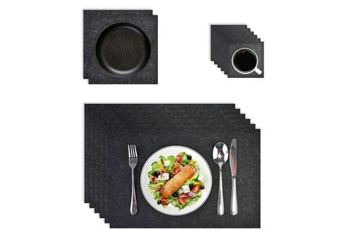 Tischsets Schwarz von Tanndesign