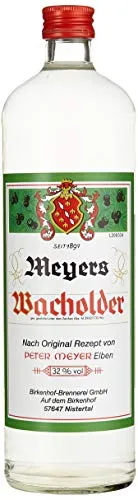 BIRKENHOF Meyers Wacholder - 0,7l - Edelwacholder-Destillat aus der Toscana, nach traditioneller Rezeptur schonend hergestellt. Genießen Sie ein Stück der Wäller Originale in der eleganten Glasflasche.