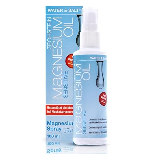 Produktbild Water & Salt® 100ml Classic Magnesiumöl Zechstein Magnesiumspray [DERMATOLOGISCH GETESTET]