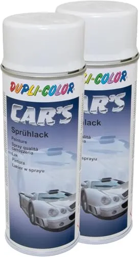 Lackspray Spraydose Sprühlack Cars Dupli Color 385896 weiss glänzend 2 X 400 ml