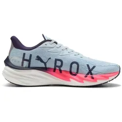 PUMA Velocity Nitro 4 Hyrox Laufschuhe Herren - Blau/Pink 46 - Bequeme Neutralschuhe für Herren, ideal für Training und Wettkampf. Hochwertige Dämpfung für optimalen Komfort bei jedem Schritt.