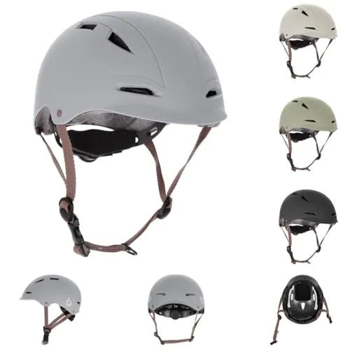 Kikkaboo Kinder-Schutzhelm 46 - 56 cm - Fahrradhelme für Kinder ab 2 Jahren, verstellbar von 46 bis 56 cm mit 9 Lüftungslöchern für optimale Luftzirkulation und perfekten Komfort bei jeder Fahrt.
