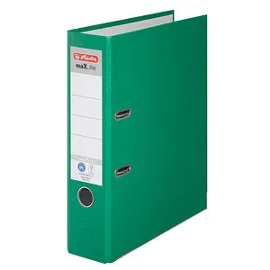 herlitz maX.file nature plus Ordner grün Karton 8,0 cm DIN A4, 1 St.