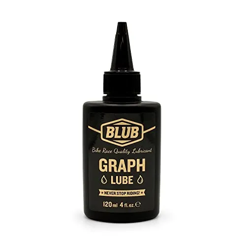 BLUB Graphit Gleitmittel für Fahrräder 120ml, Graph Gleitmittel für MTB, öl für Fahrradkette, Fahrrad Kette öl, Fahrradkette Schmiermittel, Fahrradkette ölen, Kettenöl für Fahrrad