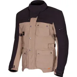 Merlin Mahala D3O Explorer Motorrad Textiljacke, schwarz-beige, Größe XL