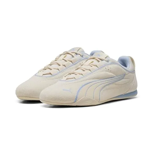 PUMA Damen Catch Soleil Suede Sneaker - Alpine Snow x Haute Tropic, 37 EU - Damen-Sneaker mit PUMA Softfoam+ Innensohle für maximalen Komfort und weiche Dämpfung, ideal für den Alltag.