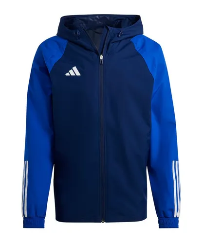 adidas Performance Regenjacke Bequem in Blau XS in blau von adidas