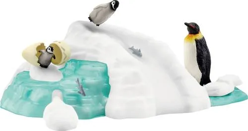 Wild Life Pinguin-Familienspaß Spielfigur - Spielzeug für Kinder ab 36 Monaten, fördert kreatives Spielen und ist perfekt für kleine Tierliebhaber.