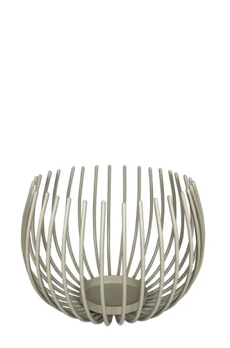 Kaheku Windlicht Lova, Schlamm, 21 Ø 17h - Elegantes Windlicht aus robustem Material, ideal für stimmungsvolle Beleuchtung in jedem Raum. Perfekt für Kerzen und besondere Anlässe.