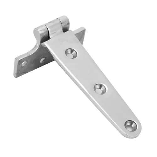 FTVOGUE Verdickt Edelstahl Scharniere Blatt T Typ Scharnier Hause Tür Tor Zubehör für Gartenhaus Türen Gartentore 151 * 75 * 4,5mm (1 Stück)