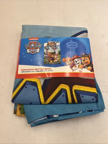Paw Patrol Bettwäsche 135x200 cm in blau von Power Patrol