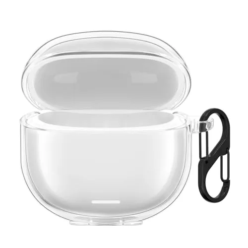 kwmobile Hülle kompatibel mit Xiaomi Redmi Buds 6 Lite - TPU Silikon Schutzhülle Case Cover Kopfhörer Transparent