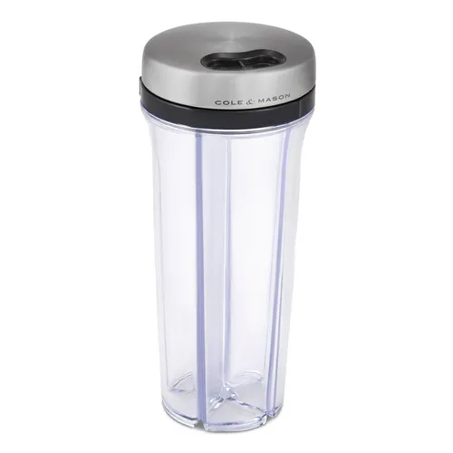 COLE & MASON Multi-Gewürzstreuer SAUNDERTON aus Acryl und Edelstahl unbefüllt