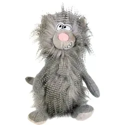 SIGIKID BEASTS TOWN KATZE KIEZ MONZ GRAU 39860 - Kuscheltier aus hochwertigem Plüsch, perfekt zum Spielen und Kuscheln für Kinder und Sammler.