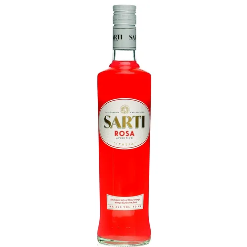 Sarti Rosa Flasche 0,7 L - Italienischer Frucht-Likör - Likör mit 17 % vol, fruchtig und aromatisch, perfekt für Cocktails oder als Digestif.