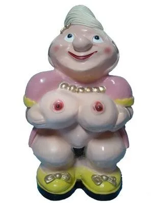 Design Frau Figur Statue Skulptur Figuren Skulpturen Dekoration Deko Sexy Oma