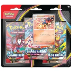 The Pokémon Company International Sammelkarte Pokemon ME04 Chaos Rising - 3-Pack Blister - Entdecke spannende Duelle mit dem 3-Pack Blister der Pokemon ME04 Chaos Rising. Ideal für Sammler und Fans, um ihre Sammlung zu erweitern und neue Strategien zu entwickeln.