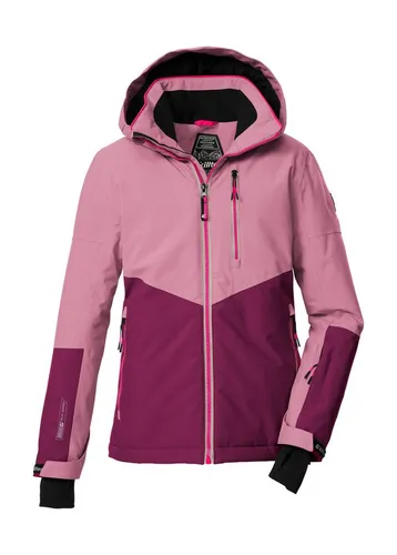 KILLTEC Kinder Funktionsjacke KSW 207 GRLS SKI JCKT - Funktionsjacke für Kinder, wasser- und winddicht mit reflektierenden Elementen, ideal für Wintersport und Abenteuer im Freien.