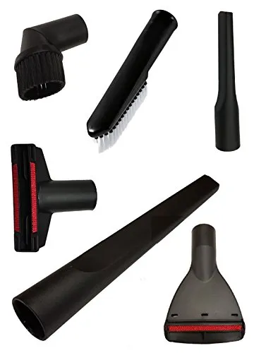 Profi Staubsauger Düsen und Bürsten Set 35mm Anschluss Polsterdüse Fugendüse kurz, Fugendüse XXL / Autodüse, Matratzendüse Saugbürste / Saugpinsel passend für Kärcher Miele AEG Bosch Siemens Philips