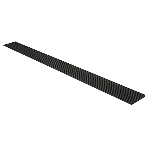 Produktbild Rampe aus Gummi Auffahrrampe Bordsteinrampe Rollstuhlrampe Auffahrkeil Türschwellenrampe Schwellenrampe Auffahrhilfe Stufenrampe Höhe von 8 mm Kingpower