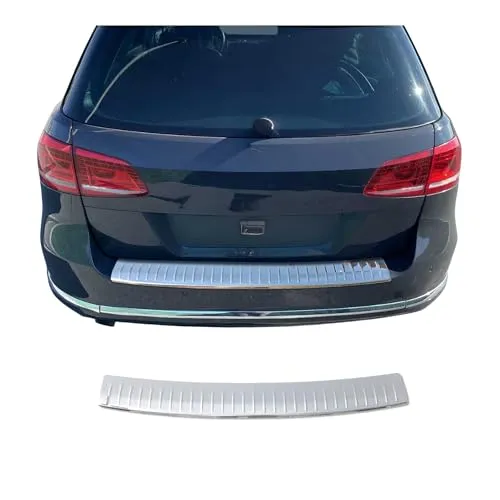 OMAC Ladekantenschutz für VW Passat B7 Variant 2010-2015 - Abdeckblenden, langlebig aus rostfreiem Edelstahl, schützt effektiv vor Kratzern und Stößen beim Be- und Entladen.