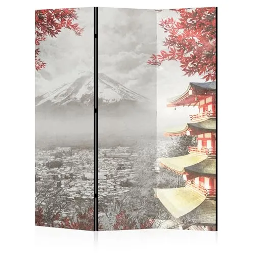 LUMASOUL Paravent einseitiger - Paravent Raumteiler Innen - Natur Motiv - 135x172 cm