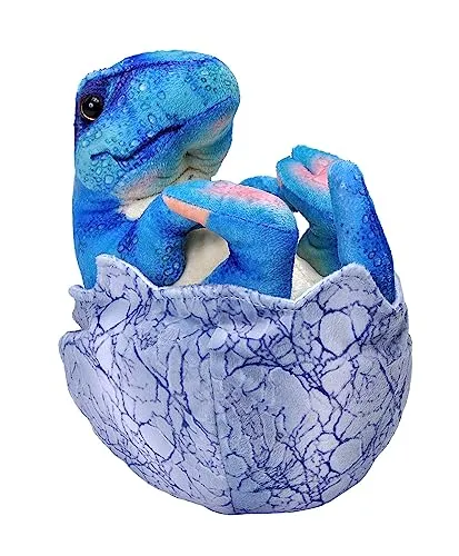 Wild Republic Dinosaur IV Baby Egg T-Rex, Dinosaurier, Mädchen und Jungs Geschenk, Schmusetier für Babys, Nachhaltiges Kuscheltier mit Einer Füllung aus recycelten Wasserflaschen, 20 cm