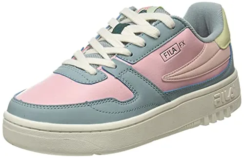 FILA FXVentuno kids Unisex-Kinder Sneaker, Blau (Gray Mist/Peach Blush), 36 EU