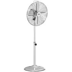 HOMCOM 120 cm Standventilator - Standventilator mit 3 Geschwindigkeiten, höhenverstellbar von 87-120 cm und 70° Oszillation für optimale Luftzirkulation in jedem Raum.