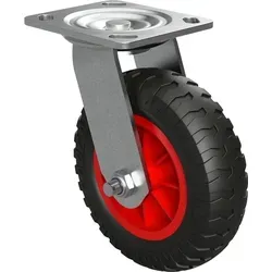 Lenkrolle PolyurethanRad Ø 160 mm - Pannensicher und wartungsfrei - Diese Lenkrolle mit Ø 160 mm Polyurethanrad ist ideal für Transportwagen und Industrieanwendungen. Sie bietet eine wartungsfreie, pannensichere Lösung und überzeugt durch geringes Gewicht und hohe Belastbarkeit.