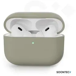 SOONTEC Kopfhörer-Schutzhülle Grau SOONTEC Hülle für AirPods Pro 3. Generation Case - Grau