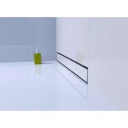 BRICK Duschrinne Fala 90cm - Edelstahl Ablaufrinne für Badezimmer, korrosionsbeständig und einfach zu installieren. Mit Höhenverstellung für optimale Anpassung an jede Dusche.