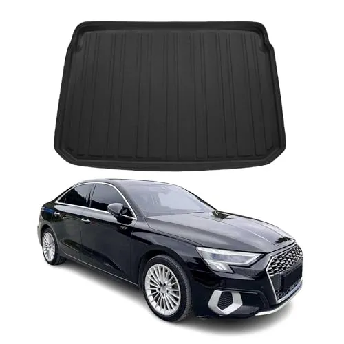 OMAC Kofferraumwanne für Audi A3 8Y Sportback 2020-2025 - Fahrzeugspezifische Kofferraumwanne mit perfekter Passform, wasserdicht und rutschfest. Ideal für Allwetterbedingungen, leicht zu reinigen und beständig gegen Chemikalien und UV-Strahlen.