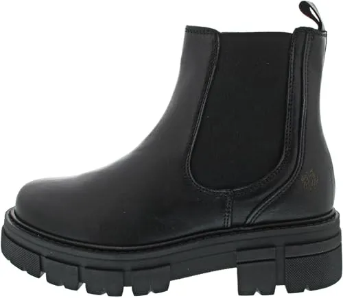 Apple of Eden Chelsea Boot Schwarz - Wanderschuhe mit hochwertiger Verarbeitung, beidseitigem Gummizugeinsatz und rutschhemmender Laufsohle für optimalen Halt.