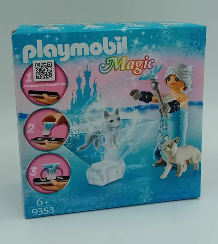 Playmobil 9353 Magic Prinzessin Winterblüte Eisprinzessin Zauberstab Fuchs NEU