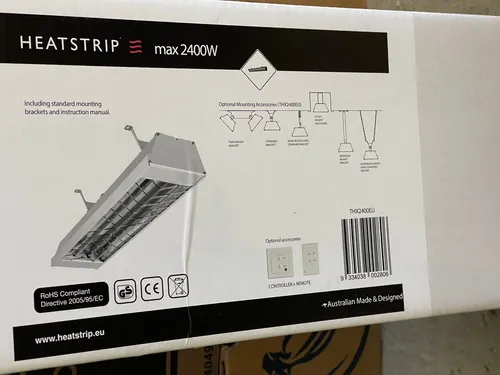 Heatstrip THX2400EU Heizstrahler 2400 W in weiß von Heatstrip