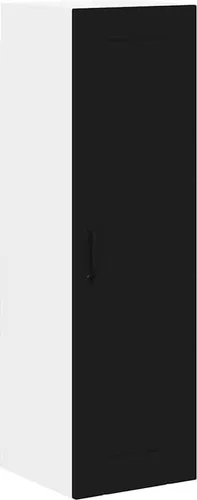 vidaXL Küchenschrank mit Regal Schwarz 30 x 31 x 100 cm - Küchenunterschrank aus hochwertigem Holzwerkstoff, bietet langlebigen Stauraum und modernes Design für jede Küche.